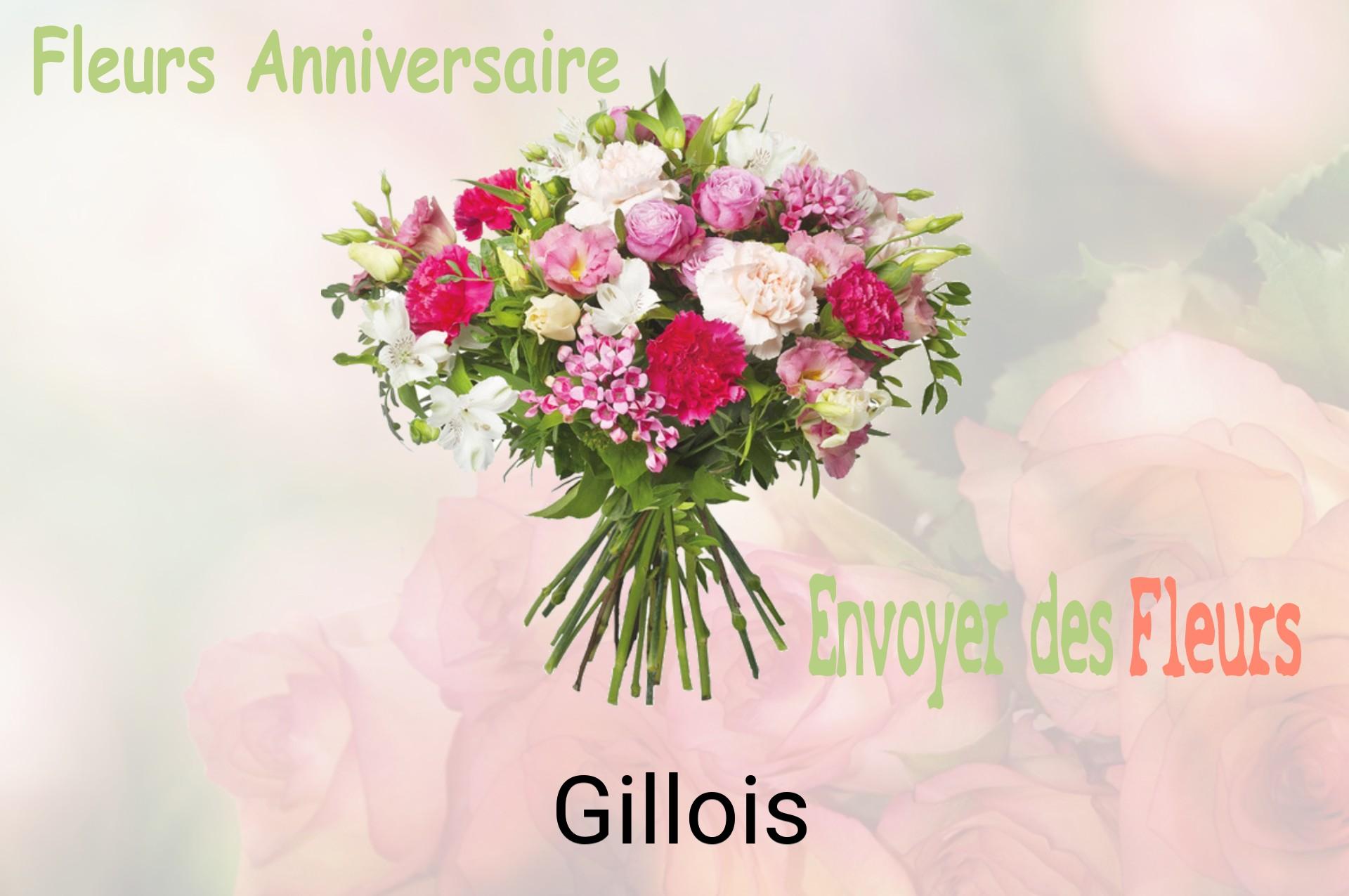 Bouquet de fleurs d’anniversaire livré à Gillois